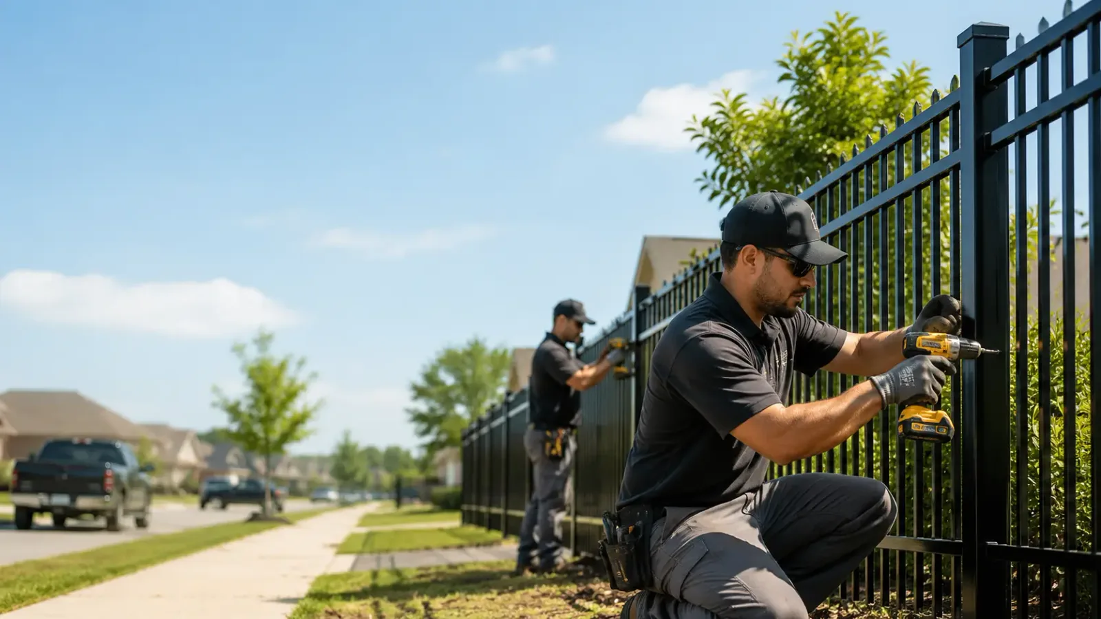 Metal Fence Installation in Greene, RI